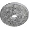 Ekena Millwork Alexa Medallion (Canopies up to 5 5/8"), 30 3/4"W x 21 1/4"H x 3 7/8"ID x 1 5/8"P, Ultra Pure White CM21X30ALUWC - alternate 4